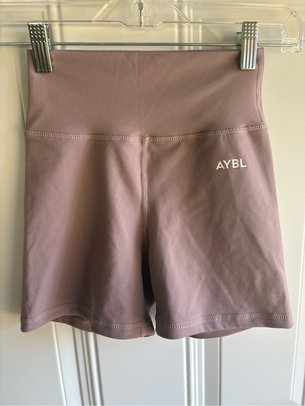 AYBL High-Rise Dusty Mauve Bike Shorts